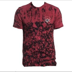 Men’s Affliction shirt stunning red